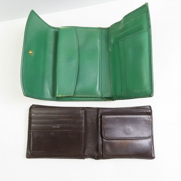 実際に弊社で買取させて頂いたHUNTING WORLD/ハンティングワールド 三つ折り/二つ折り 財布 2点セットの画像 3枚目