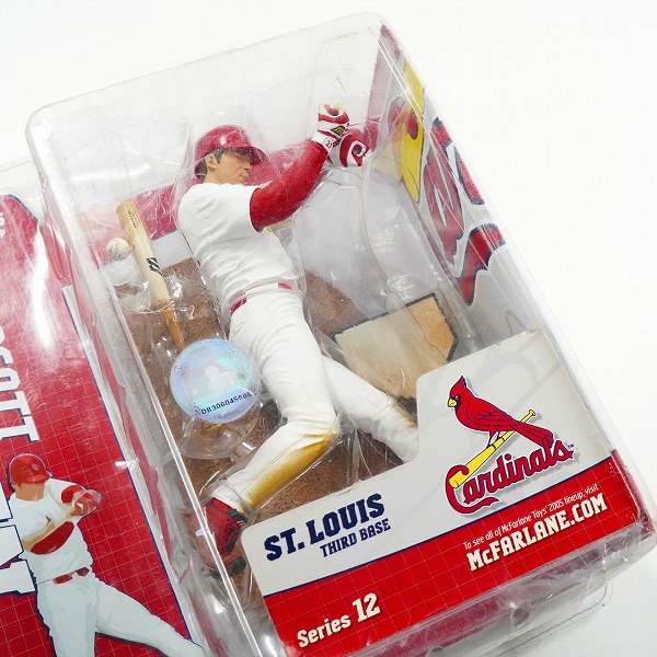 実際に弊社で買取させて頂いた【未開封】McFARLANE TOYS/マクファーレントイズ セントルイス・カージナルス #27 SCOTT ROLEN スコット・ローレン フィギュアの画像 3枚目