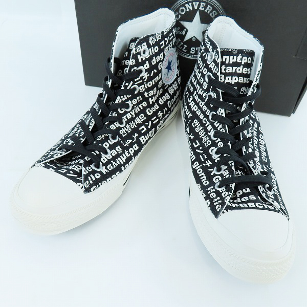 実際に弊社で買取させて頂いたCONVERSE/コンバース ALL STAR 100 MULTI LINGUAL HI/オールスター 100マルチリンガル ハイカット スニーカー 1SC314/29.0