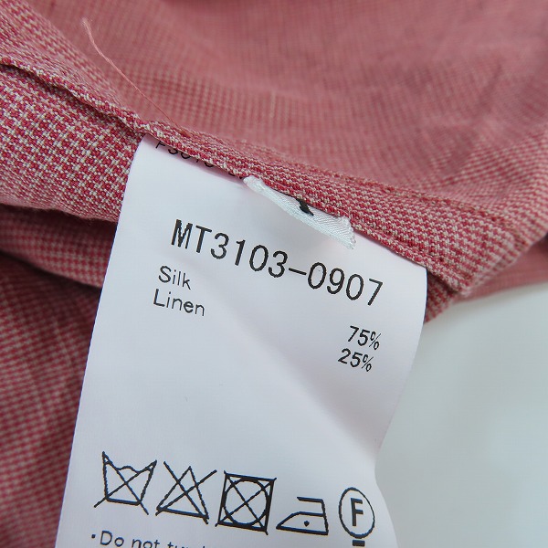 実際に弊社で買取させて頂いたMAATEE&SONS/マーティーアンドサンズ 23SS STAND COLLAR JK/スタンドカラージャケット MT3103-0907/1の画像 3枚目