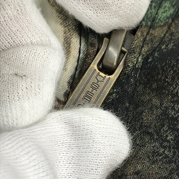 実際に弊社で買取させて頂いたHYSTERIC GLAMOUR/ヒステリックグラマー 風神雷神柄 レーヨン ジャケット 02201AB10/Mの画像 6枚目