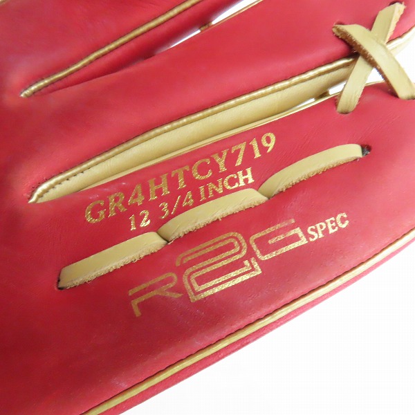 実際に弊社で買取させて頂いたRawlings/ローリングス HYPER TECH COLOR SYNC 一般軟式 外野手 右投げ用 GR4HTCY719の画像 5枚目