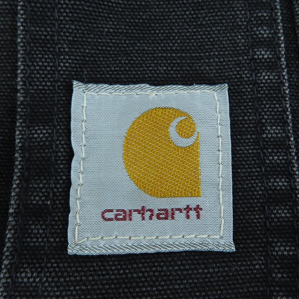 実際に弊社で買取させて頂いたCarhartt/カーハート BIB OVERALL/オーバーオール ダック生地 /32×34の画像 4枚目