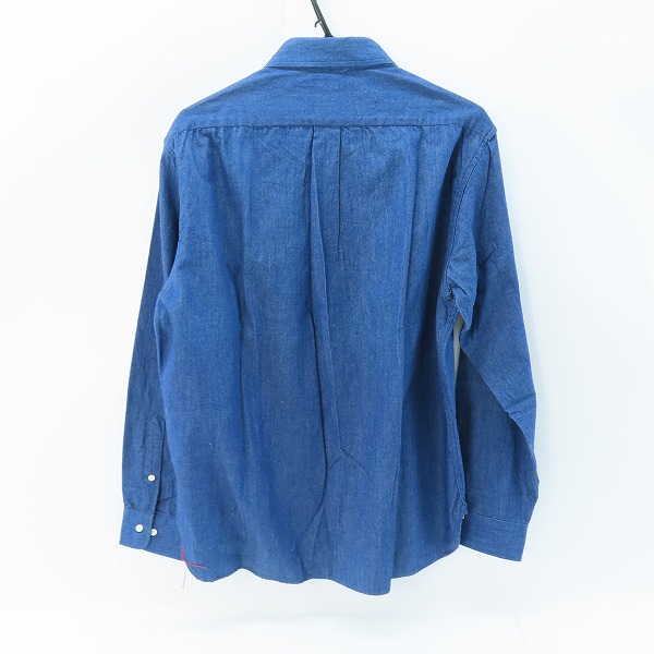 実際に弊社で買取させて頂いたSUGAR CANE Light/シュガーケーンライト デニム ボタン 長袖シャツ SC27423/Lの画像 1枚目