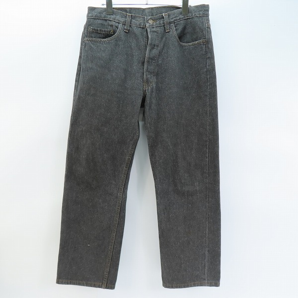 実際に弊社で買取させて頂いたLEVIS/リーバイス 501 USA製 刻印520 ブラック デニム パンツ/ジーンズ/W34