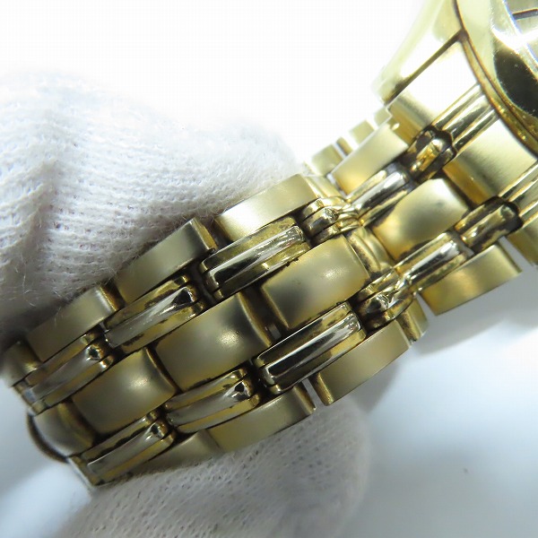 実際に弊社で買取させて頂いたSEIKO/セイコー 5 SPORTS/5スポーツ AUTOMATIC 黒文字盤 ゴールド 腕時計 7S26-01G0の画像 6枚目