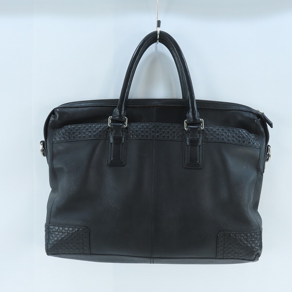 実際に弊社で買取させて頂いたCOACH/コーチ シグネチャー レザー ビジネスバッグ/ブリーフケース F70454