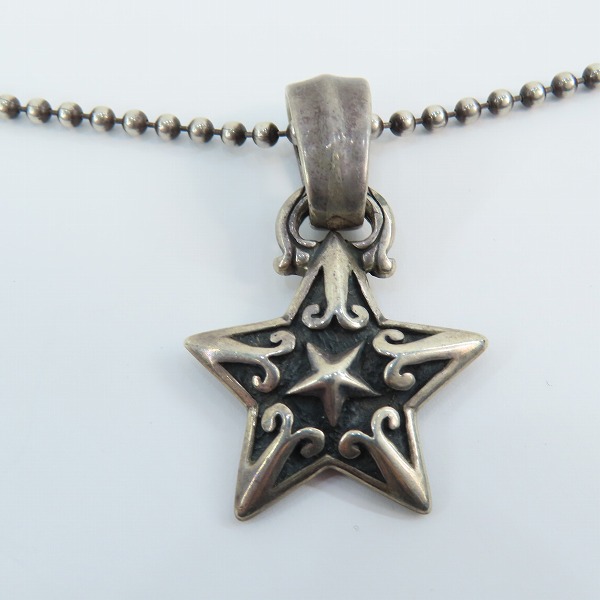 実際に弊社で買取させて頂いたBILL WALL LEATHER/BWL/ビルウォールレザー 30th Anniversary スター ペンダント/ネックレスの画像 1枚目