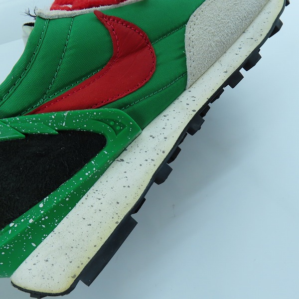 実際に弊社で買取させて頂いたNIKE×UNDERCOVER/ナイキ×アンダーカバー WMNS DAYBREAK LUCKY GREEN/RED デイブレイク CJ3295-300 24.0の画像 7枚目