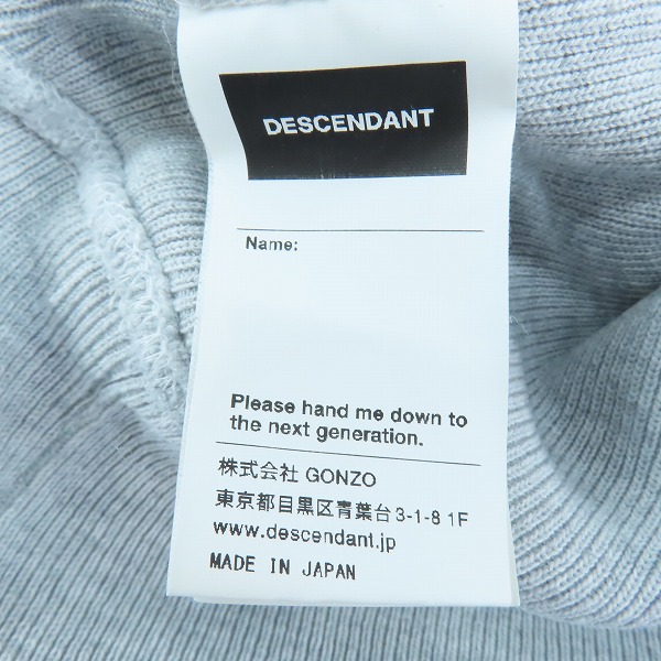 実際に弊社で買取させて頂いたDESCENDANT/ディセンダント ALOHA STATE CREW NECK/2の画像 3枚目