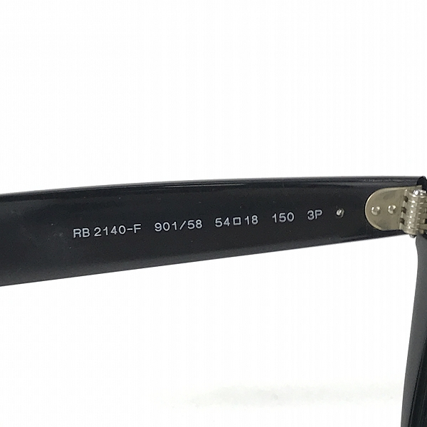 実際に弊社で買取させて頂いたRayBan/レイバン WAYFARER サングラス 偏光レンズ RB 2140-F 901/58の画像 6枚目