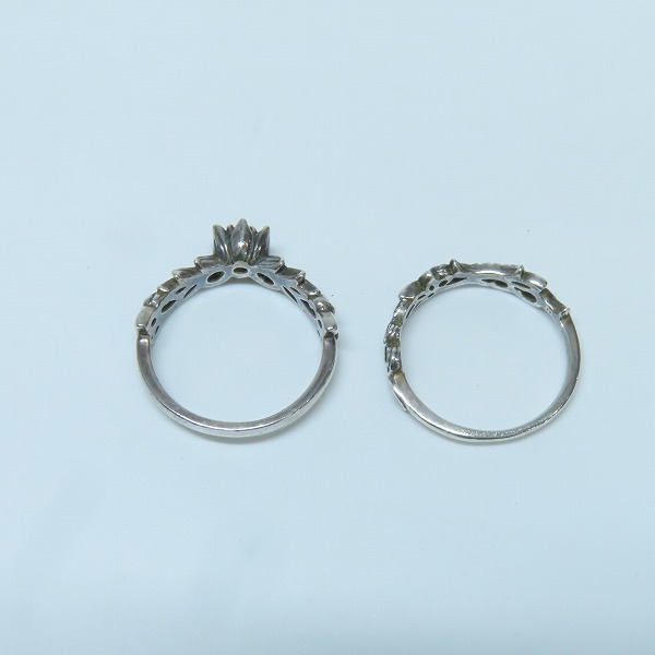 実際に弊社で買取させて頂いた【ギャラ付】KONRON/コンロン Aura リング #11/11号 2点セットの画像 5枚目