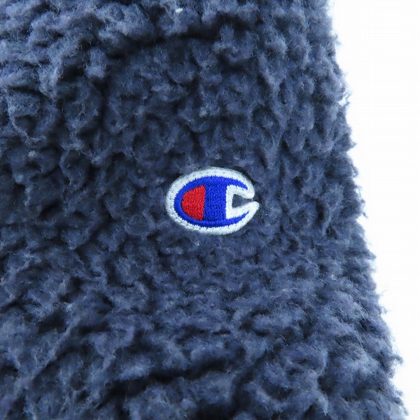 実際に弊社で買取させて頂いたRHC Ron Herman×Champion/ロンハーマン×チャンピオン ボア フリース ジャケット C8-Q631/Lの画像 4枚目