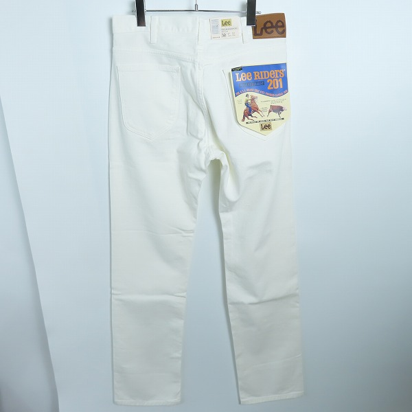 実際に弊社で買取させて頂いた【未使用】Lee/リー 201 レギュラーストレート ツイルTWILL ホワイトジーンズ LM2210-518/32の画像 1枚目