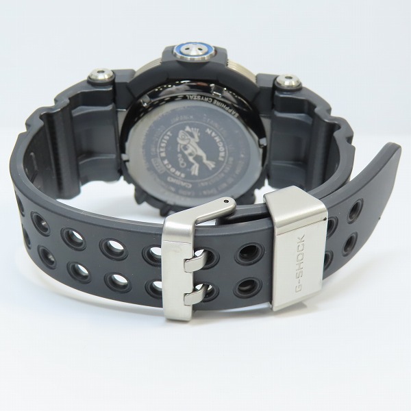 実際に弊社で買取させて頂いたG-SHOCK/Gショック FROGMAN/フロッグマン MASTER OF G/マスターオブG タフソーラー GWF-D1000-1JFの画像 3枚目