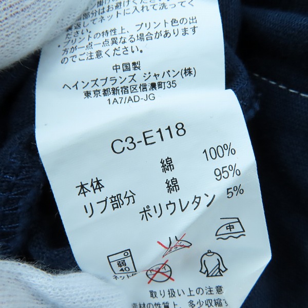 実際に弊社で買取させて頂いたRHC Ron Herman×Champion/ロンハーマン×チャンピオン ロゴ Tシャツ ネイビー C3-E118/Mの画像 3枚目