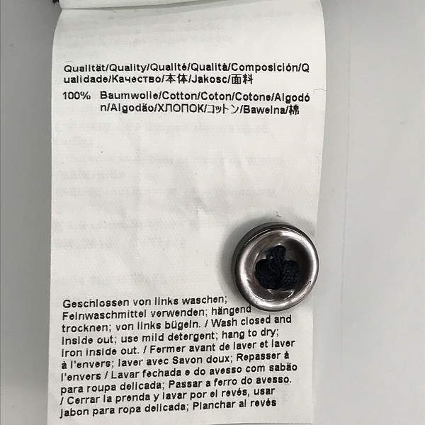 実際に弊社で買取させて頂いたHUGO BOSS/ヒューゴボス コットンニット ポロシャツ ダークネイビー /XLの画像 4枚目