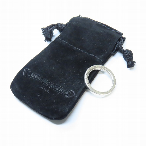 実際に弊社で買取させて頂いたCHROME HEARTS/クロムハーツ NTFLリング 10.5号の画像 9枚目