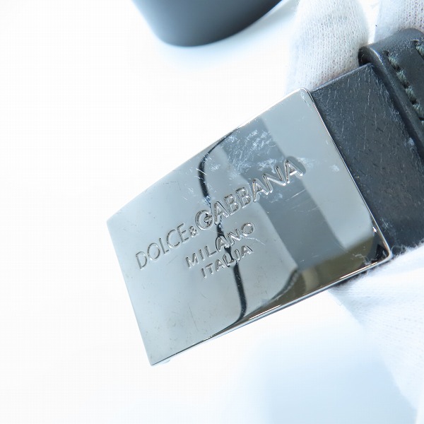 実際に弊社で買取させて頂いたDOLCE&GABBANA/ドルチェアンドガッバーナ/ドルガバ ロゴバックルベルト/34の画像 3枚目