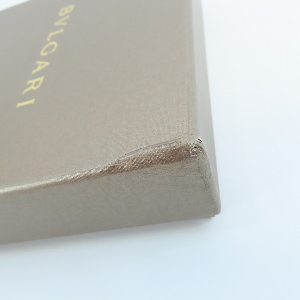 実際に弊社で買取させて頂いたBVLGARI/ブルガリ レザー二つ折り財布の画像 9枚目