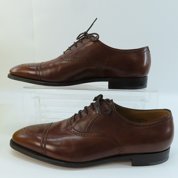 実際に弊社で買取させて頂いたJOHN LOBB/ジョンロブ SAUNTON/ソーントン  レザーシューズ/革靴/10.5の画像 3枚目
