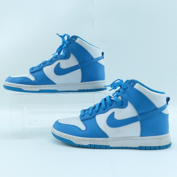 実際に弊社で買取させて頂いたNIKE/ナイキ DUNK HIGH RETRO Championship Blue ダンク DD1399-400/27.5の画像 3枚目