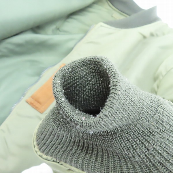 実際に弊社で買取させて頂いたBUZZ RICKSON'S/バズリクソンズ LION UNIFORM社実名復刻 MA-1 フライトジャケット BR10981/XLの画像 5枚目