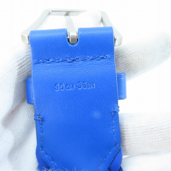 実際に弊社で買取させて頂いたBOTTEGA VENETA/ボッテガヴェネタ イントレチャート レザーベルト 657146 v0rt1の画像 5枚目