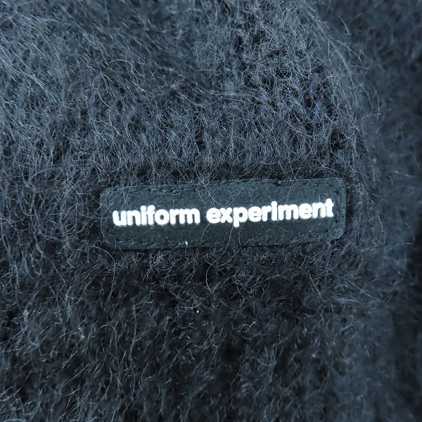 実際に弊社で買取させて頂いたUNIFORM EXPERIMENT/ユニフォームエクスペリメント 22AW MOHAIR CREWNECK KNIT モヘアニット UE-222044/2の画像 4枚目
