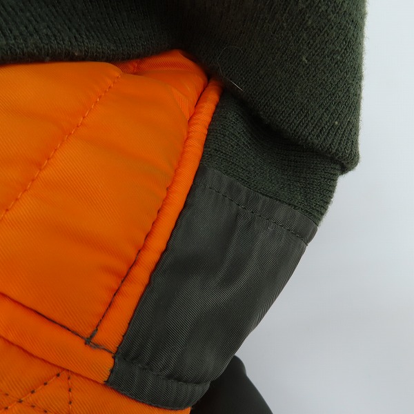 実際に弊社で買取させて頂いたALPHA INDUSTRIES/アルファインダストリーズ リバーシブル MA-1/フライトジャケット2000-476/XLの画像 8枚目