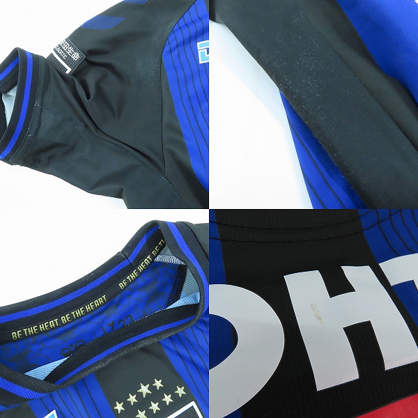 実際に弊社で買取させて頂いたhummel/ヒュンメル ガンバ大阪 23/24 ＃7宇佐美貴史 オーセンティック レプリカ ユニフォームシャツ/M-Lの画像 8枚目