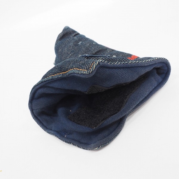 実際に弊社で買取させて頂いたEVISU GOLF/エヴィスゴルフ/エビス デニム ピンタイプ パター用ヘッドカバー の画像 4枚目