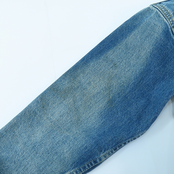 実際に弊社で買取させて頂いたLevi's/リーバイス 復刻 BIG E/ボタン裏刻印J02 1st タイプデニムジャケット/71506/36の画像 7枚目