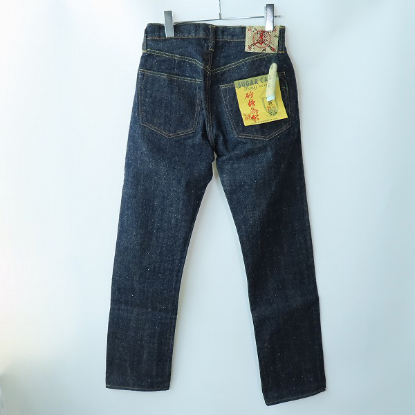 実際に弊社で買取させて頂いた【未使用】SUGAR CANE/シュガーケーン 14oz 琉球混藍砂糖黍 左綾デニムパンツ SC40301A/W29 L32の画像 1枚目