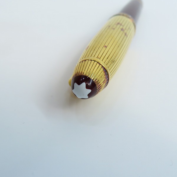 実際に弊社で買取させて頂いたMONTBLANC/モンブラン MEISTER STUCK 146/METAL3/SILVER925 万年筆 ペン先18Kの画像 9枚目