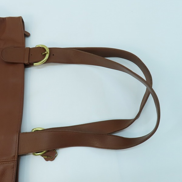 実際に弊社で買取させて頂いたCOACH/コーチ オールドコーチ レザー トートバッグ F6C-4155の画像 5枚目