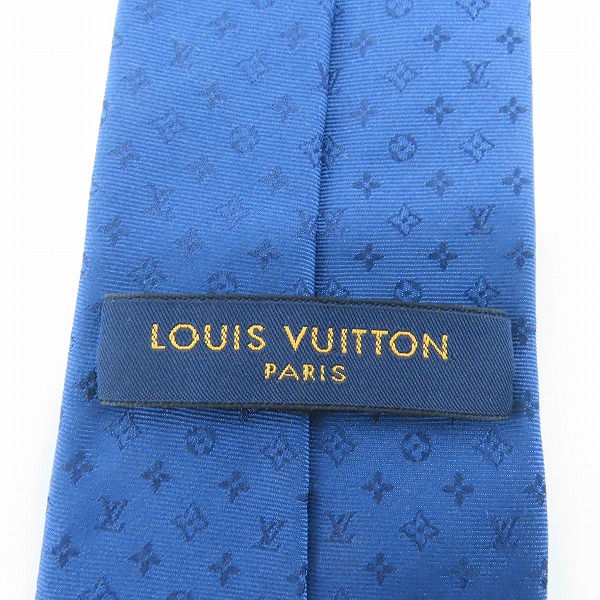 実際に弊社で買取させて頂いた【JPタグ】LOUIS VUITTON/ルイヴィトン モノグラム総柄 シルクネクタイ M75988の画像 3枚目