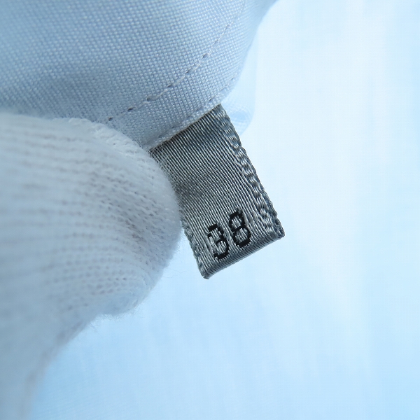 実際に弊社で買取させて頂いたDIOR HOMME/ディオールオム ビー刺繍/蜂刺繍 長袖シャツ 38の画像 3枚目
