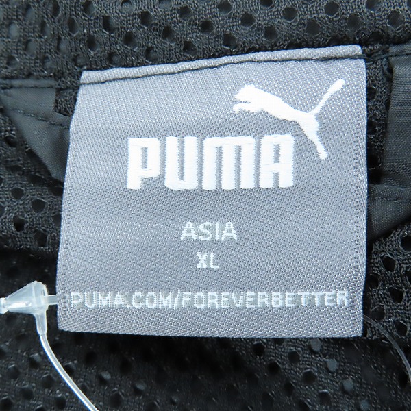 実際に弊社で買取させて頂いた【未使用】PUMA/プーマ トレーニング 防風 フード付き メッシュライナー ジャケット 523549-73/XLの画像 2枚目