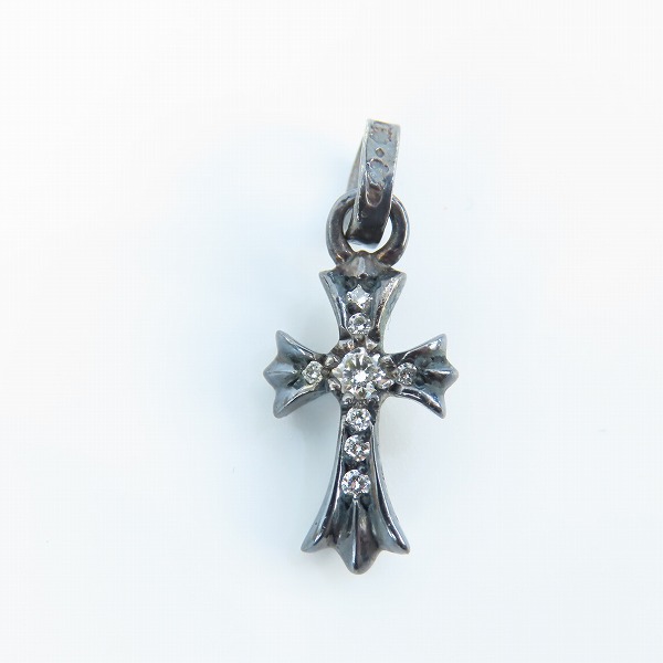 実際に弊社で買取させて頂いたCHROME HEARTS/クロムハーツ CRS BBYFAT DIA ベビーファット チャーム パヴェダイヤの画像 1枚目