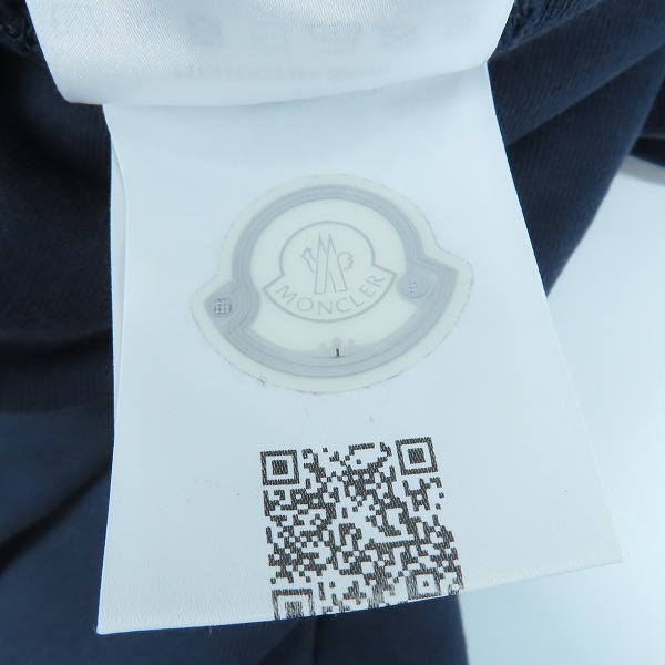 実際に弊社で買取させて頂いた【JPタグ】MONCLER/モンクレール PANTALONE サイドロゴ スウェットパンツ ネイビー F10918H71260/L の画像 6枚目