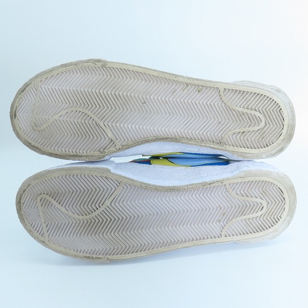 実際に弊社で買取させて頂いたNIKE×KAWS×sacai/ナイキ×カウズ×サカイ BLAZER LOW Neptune Blue/ネプチューン ブルー DM7901-400/26.5の画像 2枚目