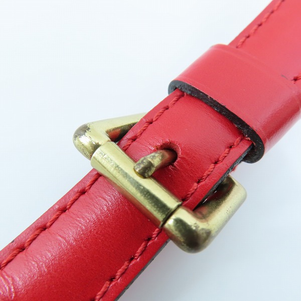 実際に弊社で買取させて頂いたLOUIS VUITTON/ルイヴィトン エピ ショルダーストラップ カスティリアンレッド の画像 4枚目