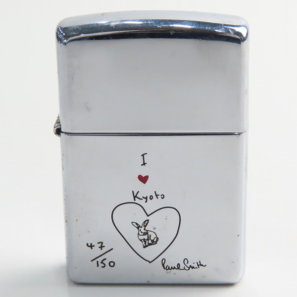 実際に弊社で買取させて頂いたZippo/ジッポー Paul Smith I Love Kyoro ABBEY ROAD 2002年製