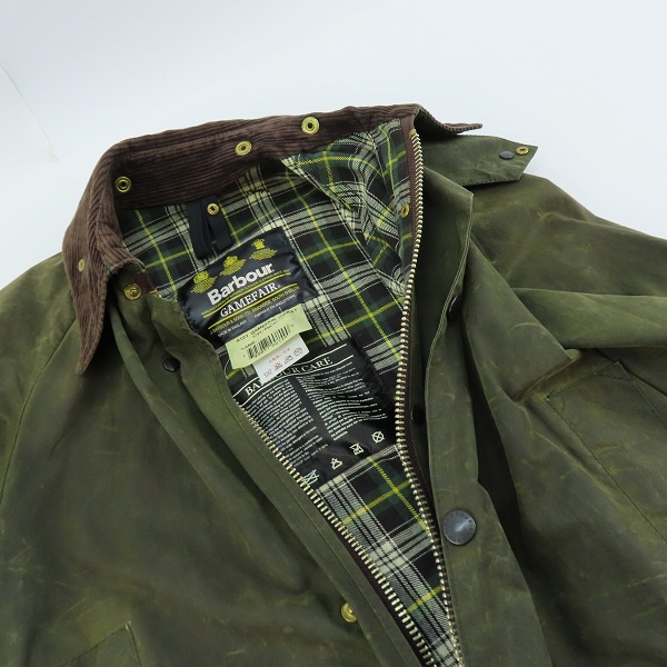 実際に弊社で買取させて頂いたBarbour/バブアー 80s GAMEFAIR JACKET/ジャケット/ブルゾン C34/86cmの画像 5枚目