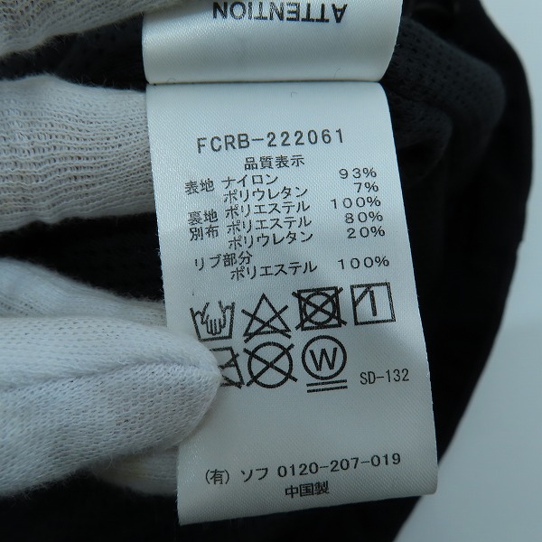 実際に弊社で買取させて頂いたF.C.Real Bristol/エフシーレアルブリストル 22AW LYCRA TRACK CREWNECK TOP/トラッククルーネックトップ FCRB-222061/Mの画像 3枚目