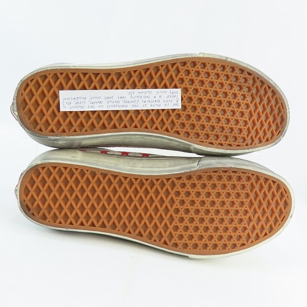 実際に弊社で買取させて頂いたVANS×Bianca Chandon/バンズ×ビアンカシャンドン ヴィンテージ加工 スニーカー VN0A4BVFY52 /28の画像 2枚目