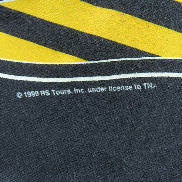 実際に弊社で買取させて頂いたThe Rolling Stones/ローリングストーンズ 90s/ビンテージ NO SECURITY NORTH AMERICAN TOUR 1999 Tシャツの画像 3枚目