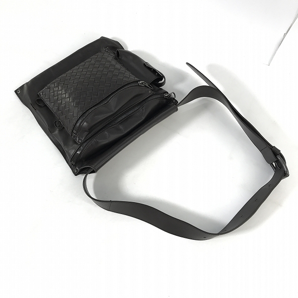 実際に弊社で買取させて頂いたBOTTEGA VENETA/ボッテガヴェネタ イントレチャート ボディバッグ/ウエストバッグ ブラウン 121604 V4651の画像 3枚目