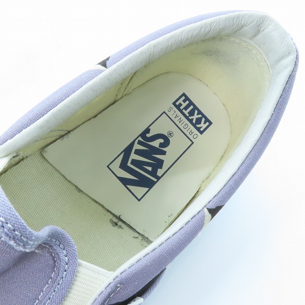 実際に弊社で買取させて頂いたVANS×KITH/バンズ×キス OG CLASSIC SLIP ON/クラシックスリッポン 10th Anniversary VN0A45JK6CE/28の画像 4枚目